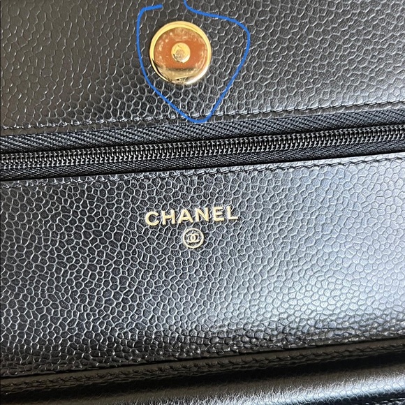 ‼️SOLD‼️CHANEL Wallet on Chain WOC caviar GHW magnetic closure - Picture 5 of 12